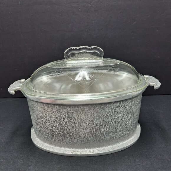 Guardian Service Aluminum Cookware Triangle Shape with Glass Lid Vtg Please Read - Picture 5 of 16